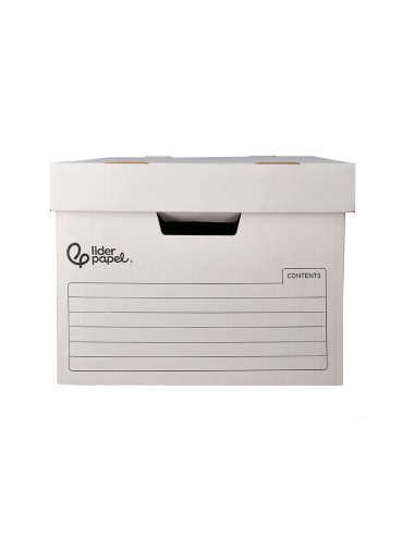 Cajon contenedor liderpapel carton automatico...