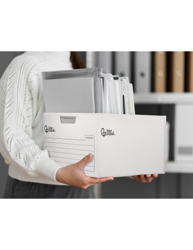 Cajon contenedor liderpapel carton automatico...