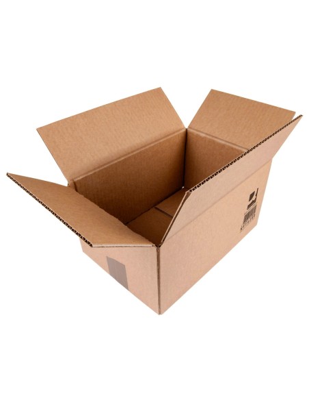 Caja para embalar q-connect americana carton reciclado canal simple 5 mm color kraft 350x250x220 mm