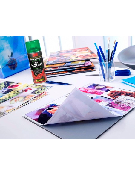 Pegamento 3m spray remount adhesivo reposicionable indefinidamente bote de 400 ml