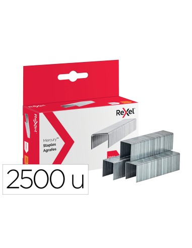 Grapas rexel mercury acero inoxidable caja de...