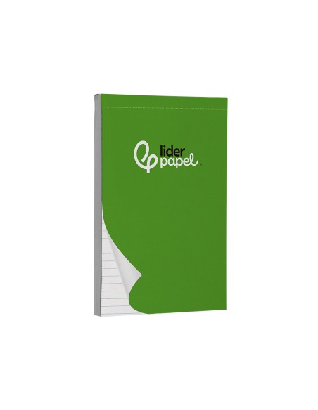 Bloc notas liderpapel horizontal a5 80 hojas 60g/m2 perforado