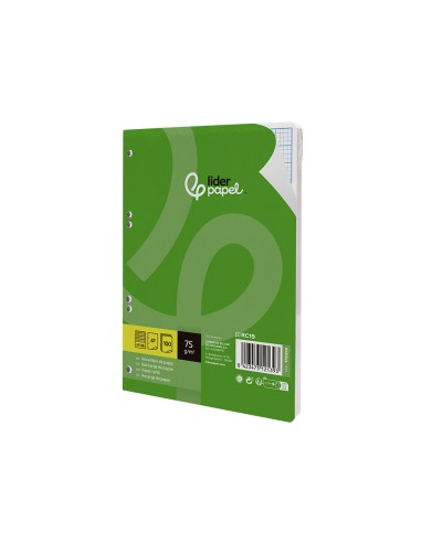 Recambio liderpapel din a5 100 hojas 75gr...
