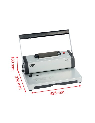 Encuadernadora para espiral gbc multibind mc59...