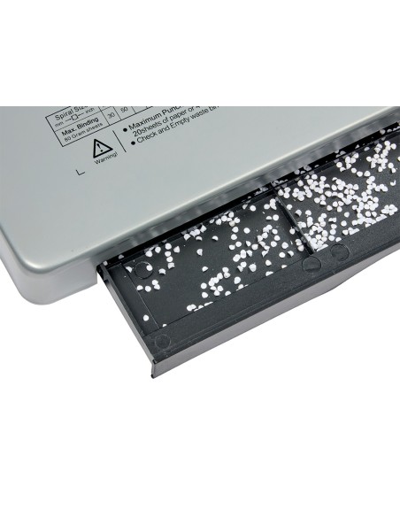 Encuadernadora para espiral gbc multibind mc59 perfora 20 hojas tamaño a4 encuaderna 450 hojas