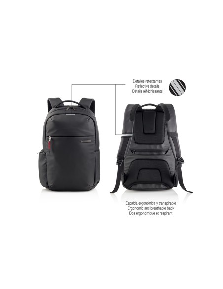 Mochila miquelrius bag to work adaptable a carro color negro 460x380 mm