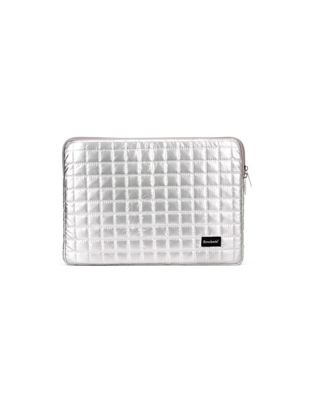 Funda para portatil 15,6\" dbrands bombata con cremallera gris plata 390x290x20 mm
