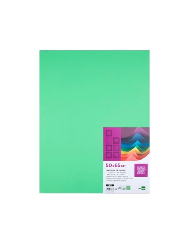 Cartulina liderpapel 50x65 cm 240g/m2 verde...