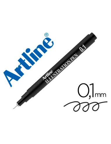 Rotulador artline calibrado micrometrico negro...