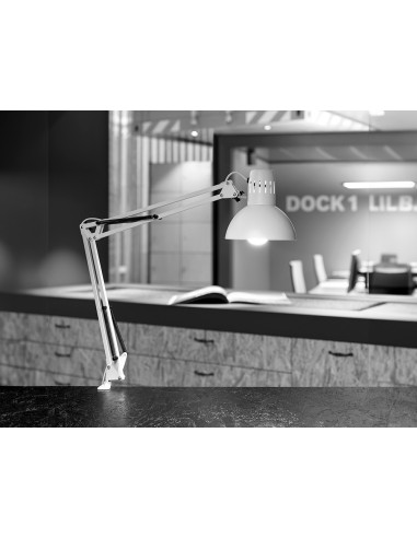 Lampara de escritorio maul study con pinza...