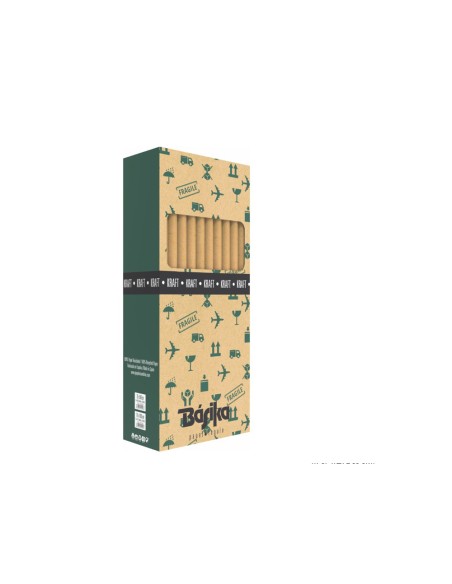Papel de regalo basika kraft liso rollo ancho 70 cm longitud 2 m gramaje 50 g