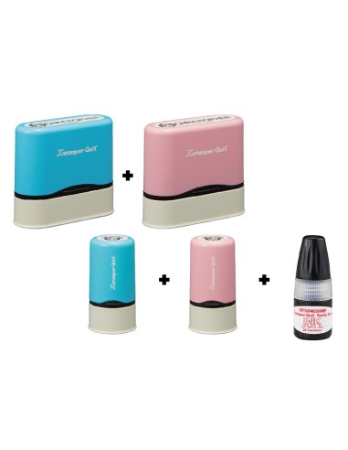 Sello x stamper quix nombre personalizable kit...