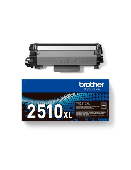 Toner brother tn2510xl mfc-l2860dwe / l2627dwe / l2400dwe negro 3000 paginas
