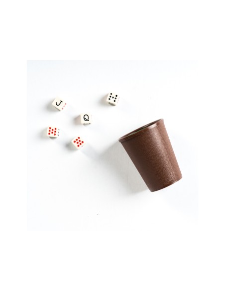 Dados poker forunier con cubilete en blister