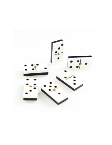 Domino chamelo fournier ficha celuloide en caja...