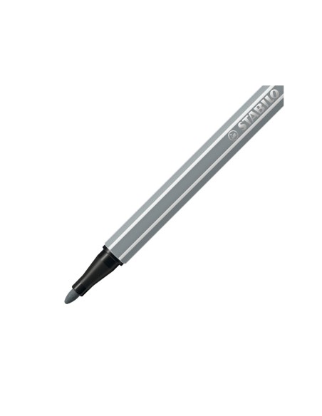 Rotulador stabilo acuarelable pen 68 gris azulado claro punta gruesa 1mm