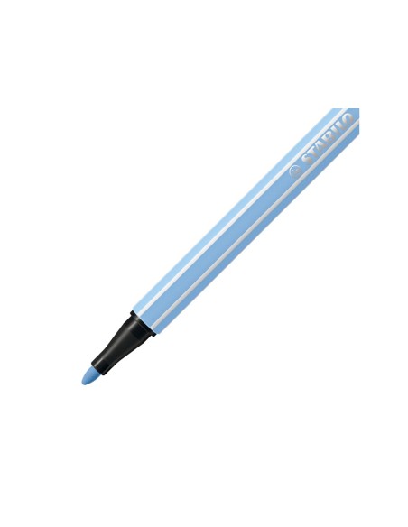 Rotulador stabilo acuarelable pen 68 azul claro punta gruesa 1mm
