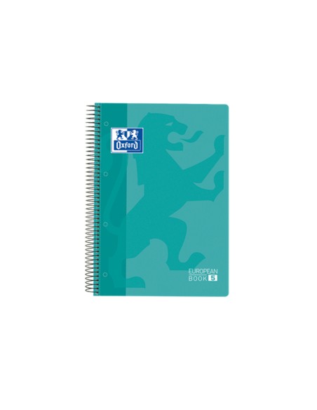 Bloc espiral oxford tapa plastico optik paper microperforado din a4+ 120h cuadro 5 mm colores surtidos