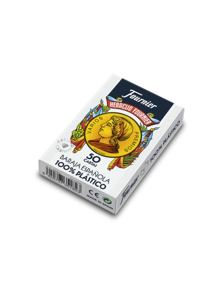 Baraja fournier española 100% plastico 50 cartas