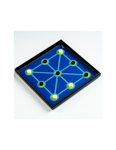 Juegos de mesa tres en raya magnetico 20x16,1x2,5 cm
