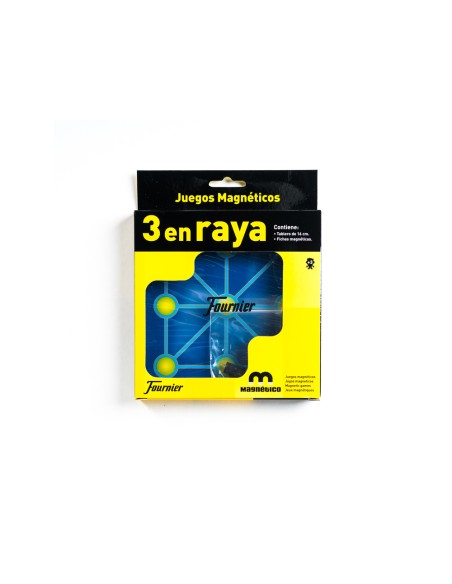 Juegos de mesa tres en raya magnetico 20x16,1x2,5 cm