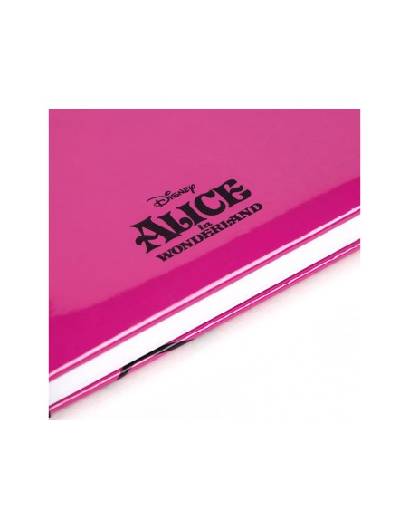 Cuaderno de notas premium disney alicia con gomilla din a5