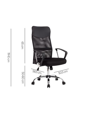 Silla de direccion q-connect base metal...