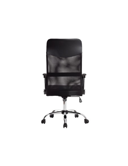 Silla de direccion q-connect base metal respaldo alto regulable en altura 1110+100mm alto piel y malla