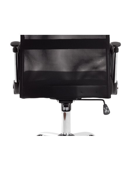 Silla de direccion q-connect base metal respaldo alto regulable en altura 1110+100mm alto piel y malla