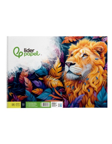 Bloc dibujo liderpapel artistico espiral...