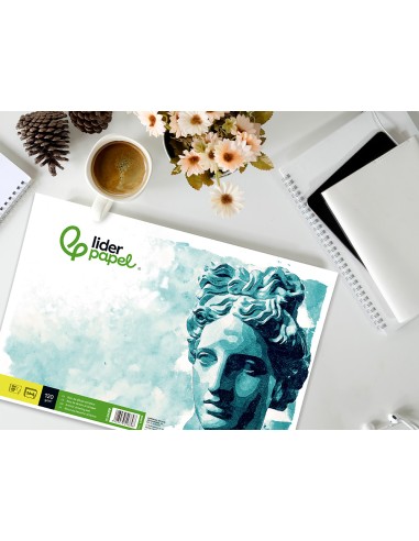 Bloc dibujo liderpapel artistico encolado...