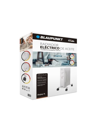 Radiador de aceite blaupunkt 1500w 7 elementos...