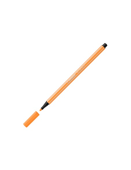 Rotulador stabilo acuarelable pen 68 naranja neon 1 mm