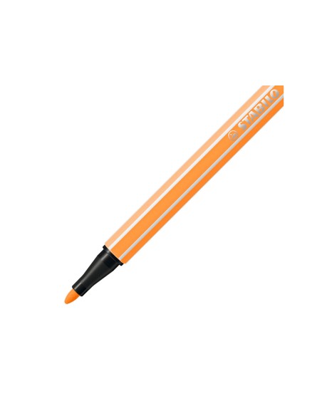 Rotulador stabilo acuarelable pen 68 naranja neon 1 mm