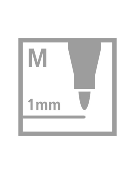 Rotulador stabilo acuarelable pen 68 verde prado punta gruesa 1mm