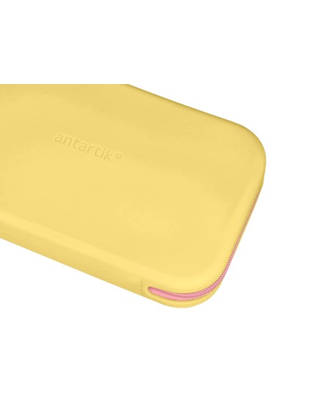 Estuche portatodo antartik tropical dive silicona soft rectangular 190x120x25 mm color amarillo