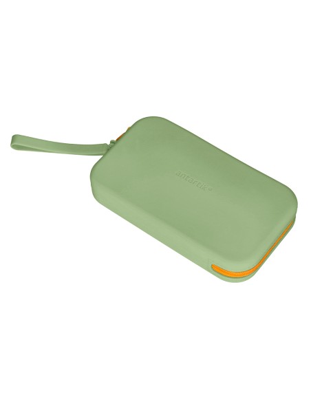 Estuche portatodo antartik tropical dive silicona soft rectangular 190x120x25 mm verde militar