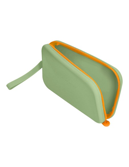 Estuche portatodo antartik tropical dive silicona soft rectangular 190x120x25 mm verde militar