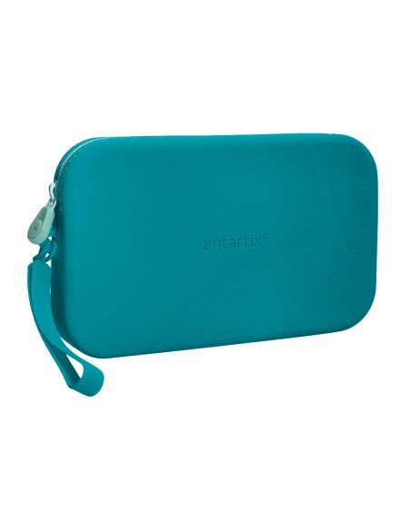 Estuche portatodo antartik tropical dive silicona soft rectangular 190x120x25 mm color turquesa