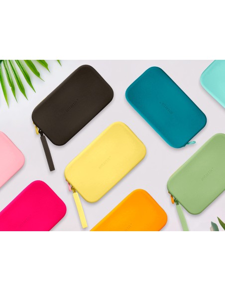 Estuche portatodo antartik tropical dive silicona soft rectangular 190x120x25 mm color turquesa