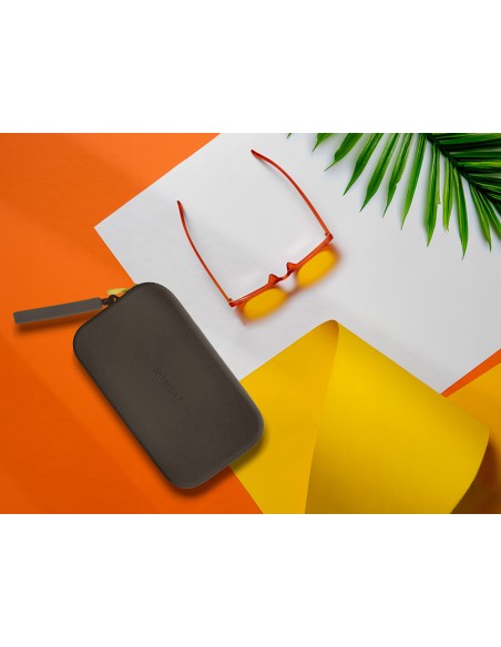 Estuche portatodo antartik tropical dive silicona soft rectangular 190x120x25 mm color negro