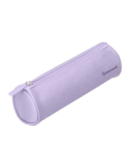 Estuche portatodo liderpapel classic cilindrico ancho 210x70mm lila