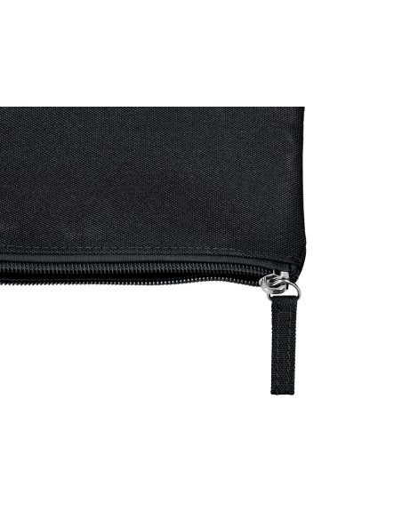 Estuche portatodo liderpapel plano ancho una cremallera 200x100 mm negro