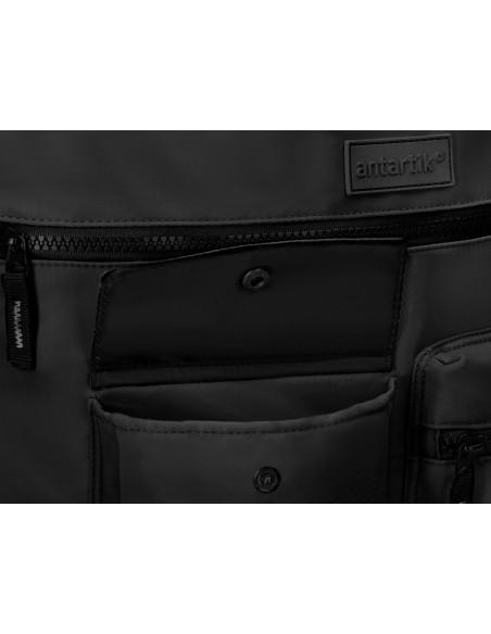 Mochila antartik bolso flip bag con acolchado para portatil 15'' negro 400x120x390 mm