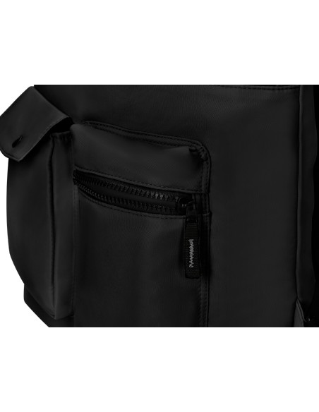 Mochila antartik bolso flip bag con acolchado para portatil 15'' negro 400x120x390 mm