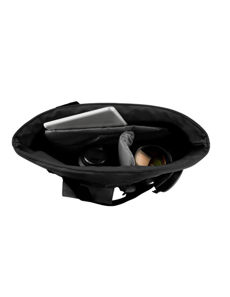 Mochila antartik bolso flip bag con acolchado para portatil 15'' negro 400x120x390 mm