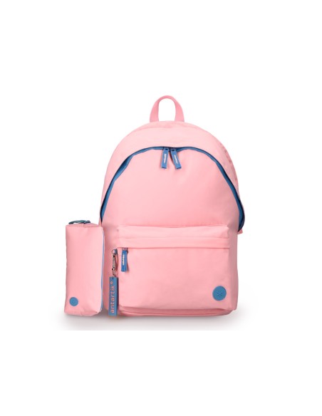 Mochila antartik basic pack con bolsillo para portatil rosa 20 l 300x160x420 mm