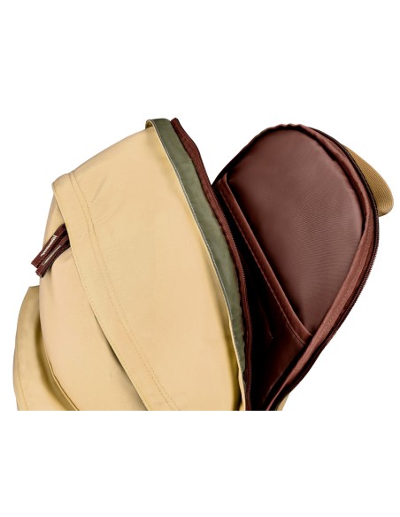 Mochila antartik basic pack con bolsillo para portatil beige 20 l 300x160x420 mm