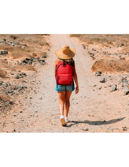 Mochila antartik basic pack con bolsillo para portatil granate 20 l 300x160x420 mm