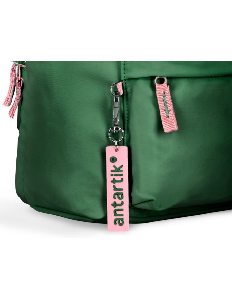 Mochila antartik basic pack con bolsillo para portatil verde 20 l 300x160x420 mm